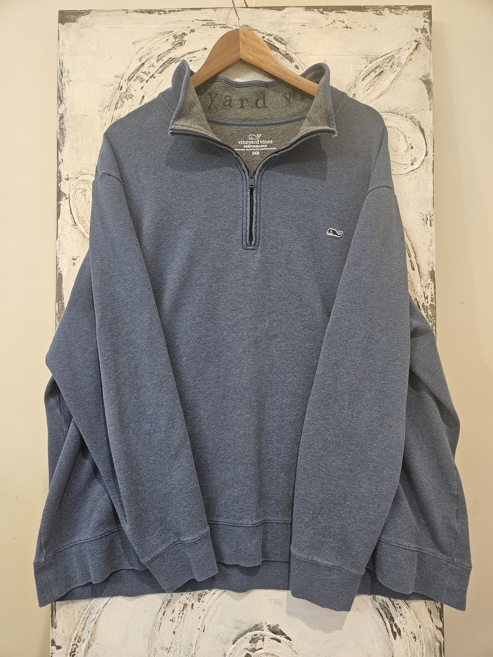 Vineyard Vines Men’s Slate Blue Half-Zip Pullover